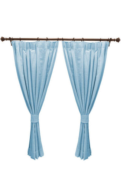 Curtain isolated on white background, work with clipping path.